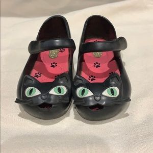 Black Cat Mini Melissa shoes